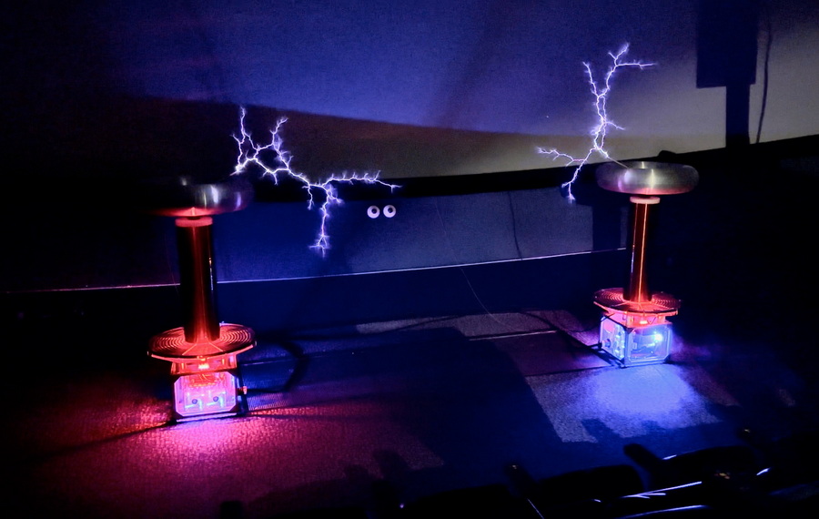 DSR, David Rives, Tesla coil, Wonders Center, Tennessee, planetarium